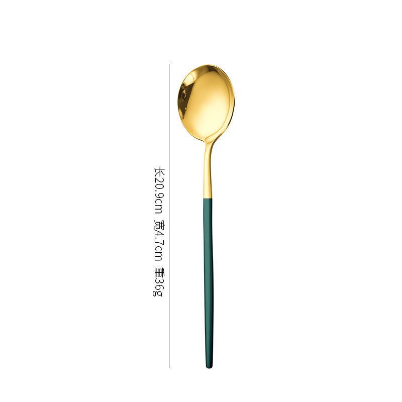 Подарочный набор из 4 предметов: нож в стиле вестерн из нержавеющей стали, вилка, ложка и нож для стейка