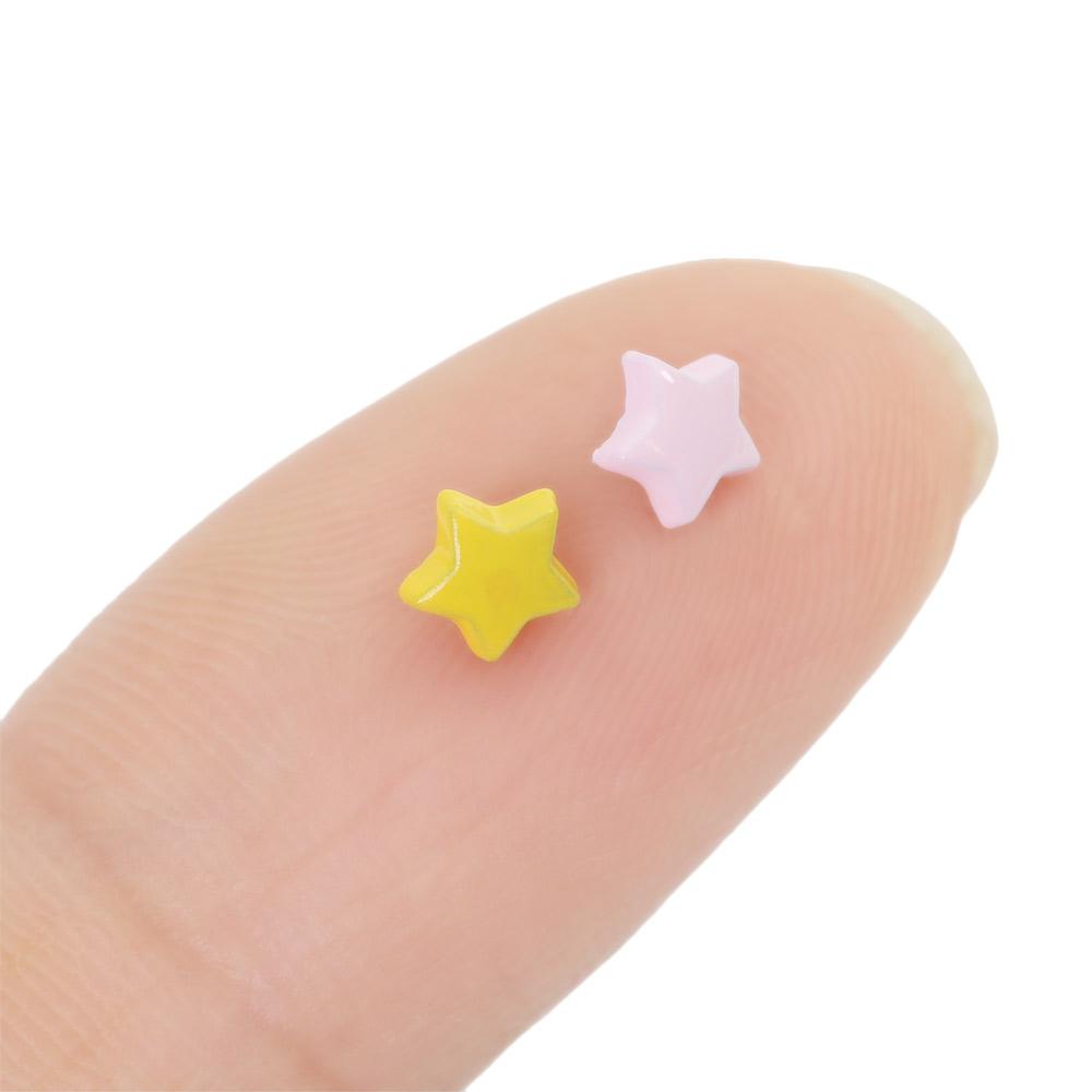 Star Pattern Decoration Craft Mini Buttons Metal Buckles DIY Doll Clothes Clothing Sewing Buckle