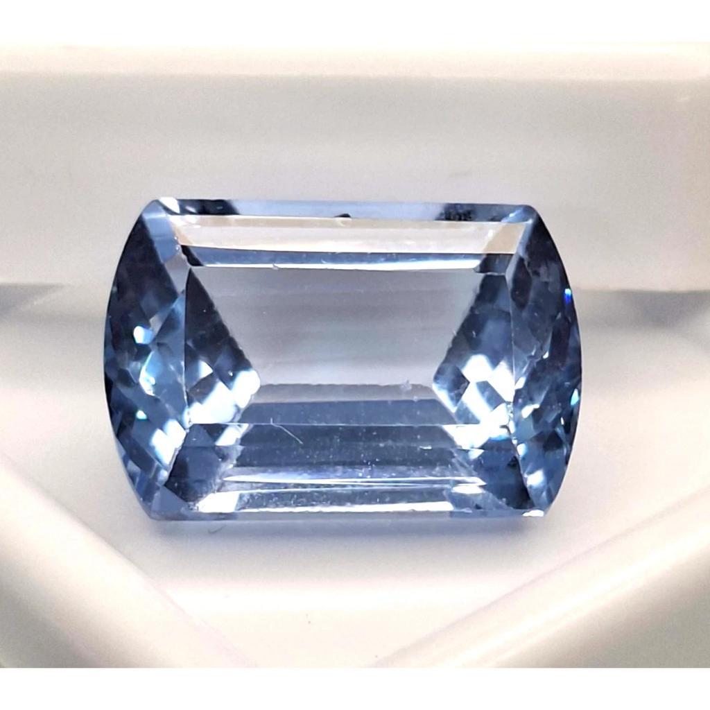 Fancy Cut Natural Sky Blue Aquamarine 11-13 Ct Stunning Certified Gemstone