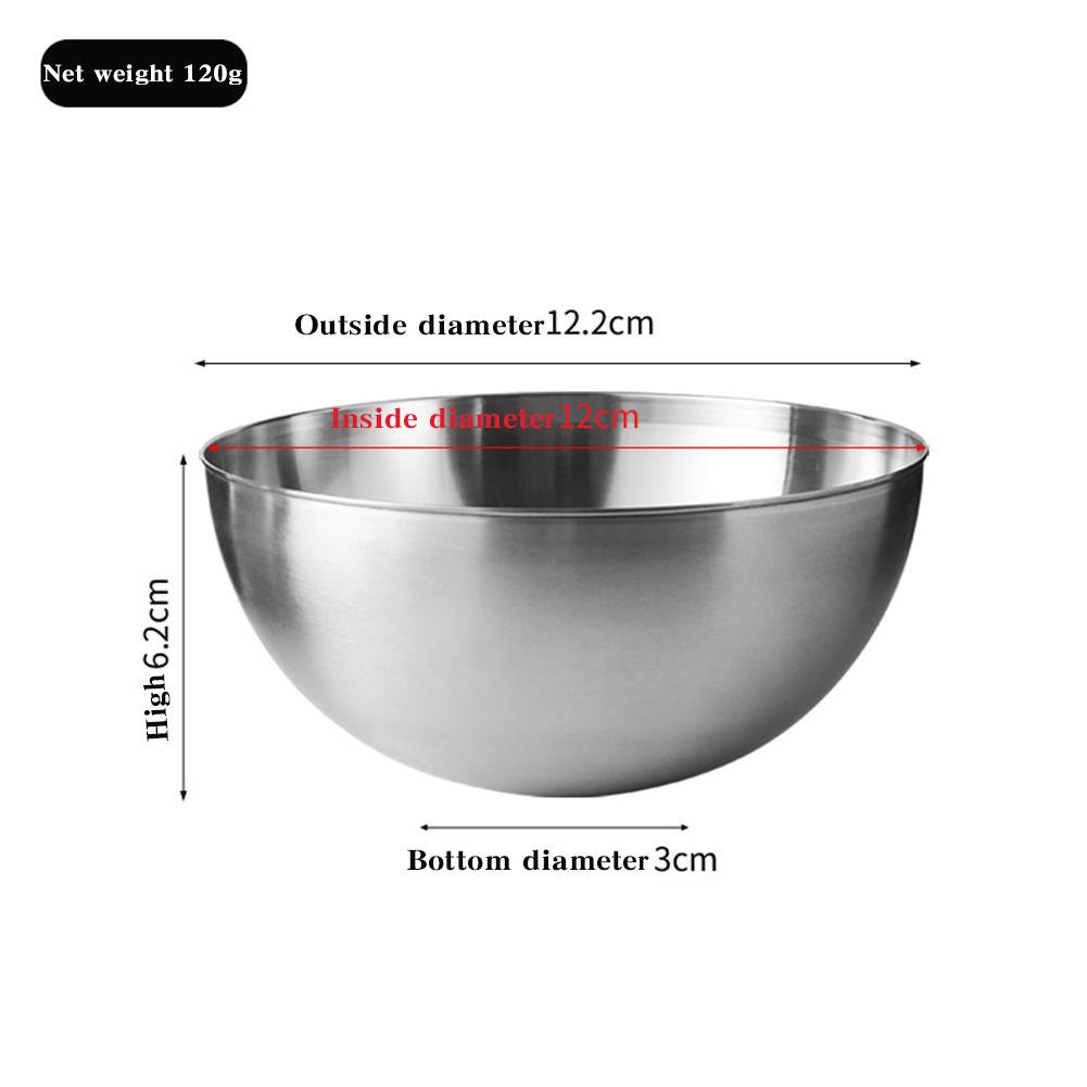 Thickened Egg Mixing Bowls Rust-proof Large Capacity 304 Stainless Steel Salad Bowls Kitchen Baking Cooking Accessories