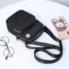 Unisex Solid Nylon Small Shoulder Bag Casual Purse and Handbags Mobile Phone Coin Purse Fashion Portable Storage Shoulder Bags