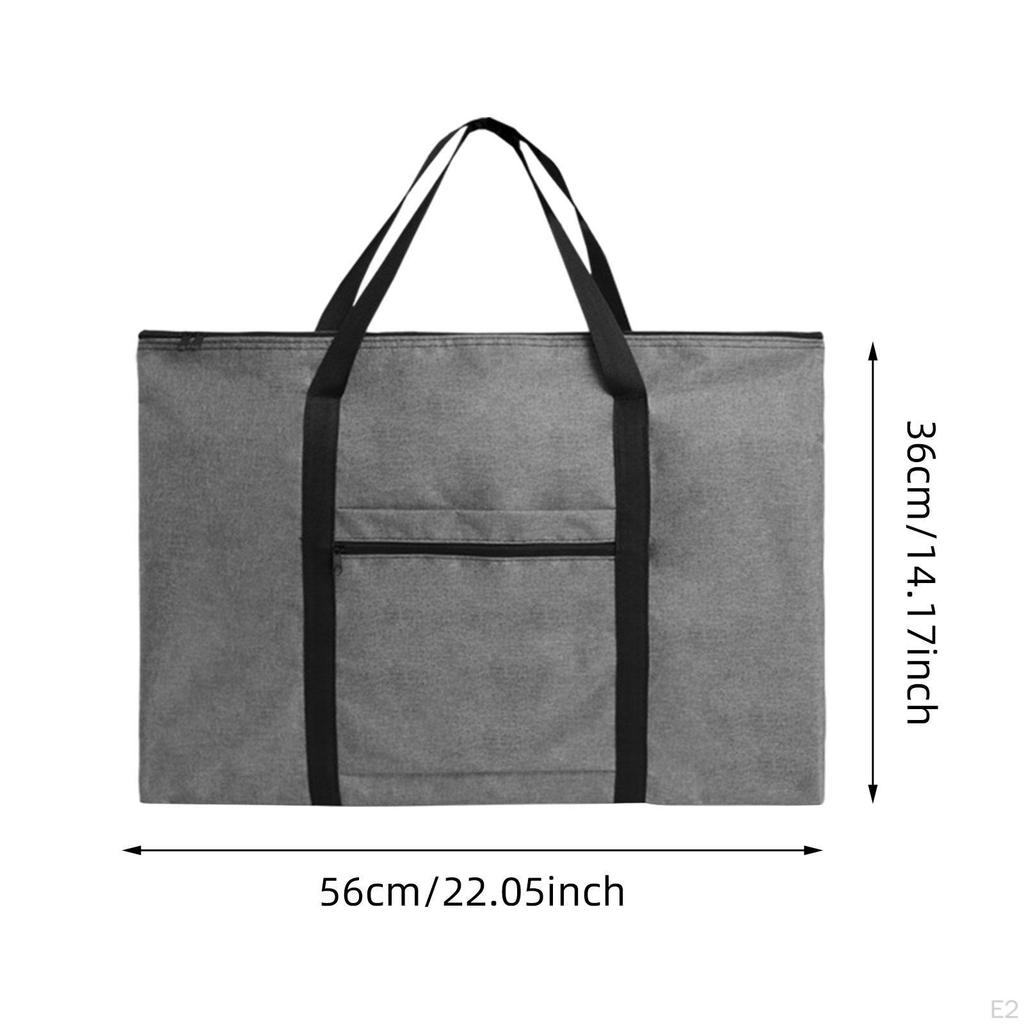 Art Portfolio Bag Document File Organizer Water Resistant Portable Organize Wall Border for Calendar