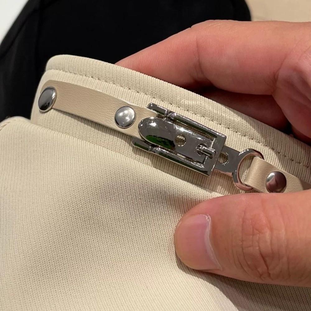 Solid Color Vintage Beret Hat Korean Style Painter Cap Fashion Metal Buckle Octagonal Hat Winter