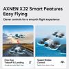 XJ2 Mini Drone 8K Dual HD Camera 5G WIFI Transmission Foldable Brushless RC Quadcopter Full-coverage Protective Cover Remote Control Toy Kid Gift