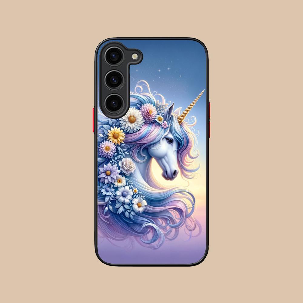 Фантазийный чехол для мобильного телефона с единорогом для Samsung Galaxy S25 S24 S23 S22 S21 Plus FE Ultra Цветной силиконовый чехол для мобильных телефонов Роскошный