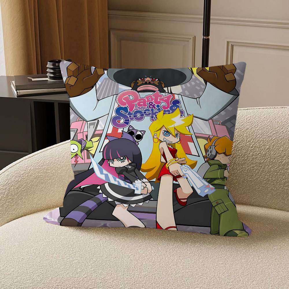 Мультяшная наволочка-подушка P-Panty-Stocking 30x50 Полиэстер Подушки для дивана Декоративные накидные подушки Домашний декор Наволочка