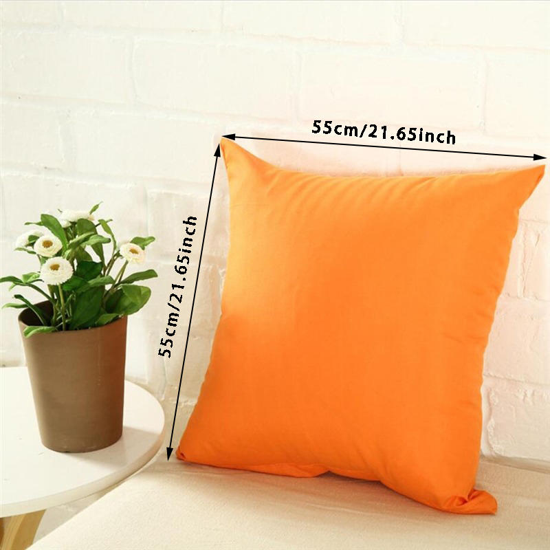 Наволочка цвета конфеты, однотонная наволочка, декоративная наволочка, наволочка для сиденья автомобиля, наволочка, наволочка для дома