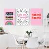 You Are Enough Colourful Quote Poster See Future Rainbow Illustration Print Wall Art Canvas Painting For Living Room Modern Home No Frame