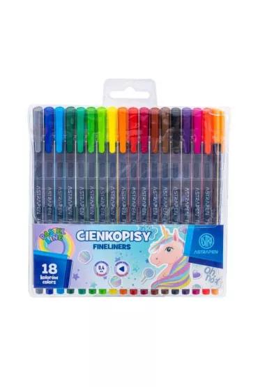 Astrapen Triangular Unicorn Fineliners 18 colors creative tools