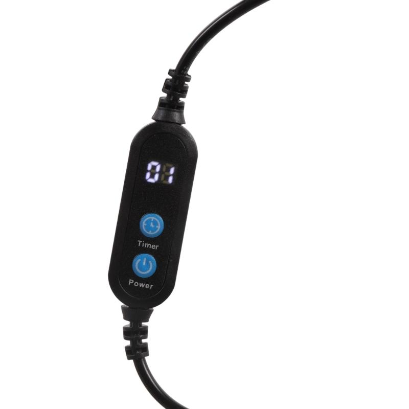 Программируемый USB-провод питания 24-часовой автоперезапуск USB-таймер Шнур для охлаждающего вентилятора аквариума Светодиодная настольная лампа Автоматическое отключение