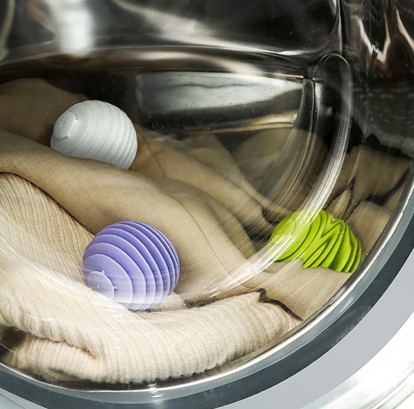 3/6pcs Laundry Balls Reusable Silicone Clothes Hair Cleaning Tools Pet Hair Remover Washing Machine Cat Hair Catcher LaundryBall