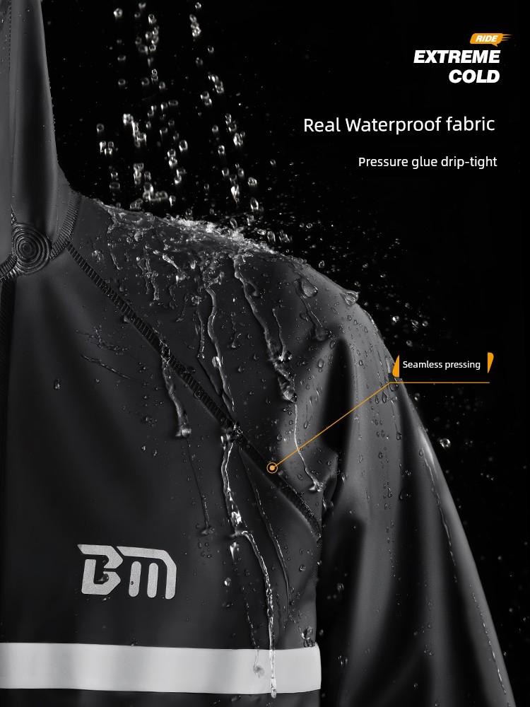 Мотоциклетный дождевик и штаны Комплект для взрослых Раздельный Длинный корпус Защита от ливня Утолщенный Специальный для езды Выносной Всадник