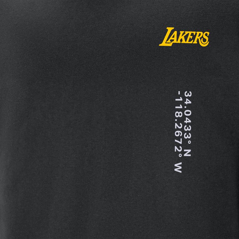 Nike Мужская футболка с длинным рукавом Los Angeles Lakers CTS Max90 Черная DR6346-010