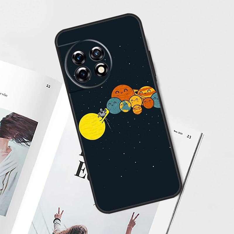 Outer Space Planet Stars Moon Case For OnePlus Nord 5 CE 2 3 4 Lite N20 N30 OnePlus 13T 13R 12R 9 10 Pro 11 12 13 15 Cover
