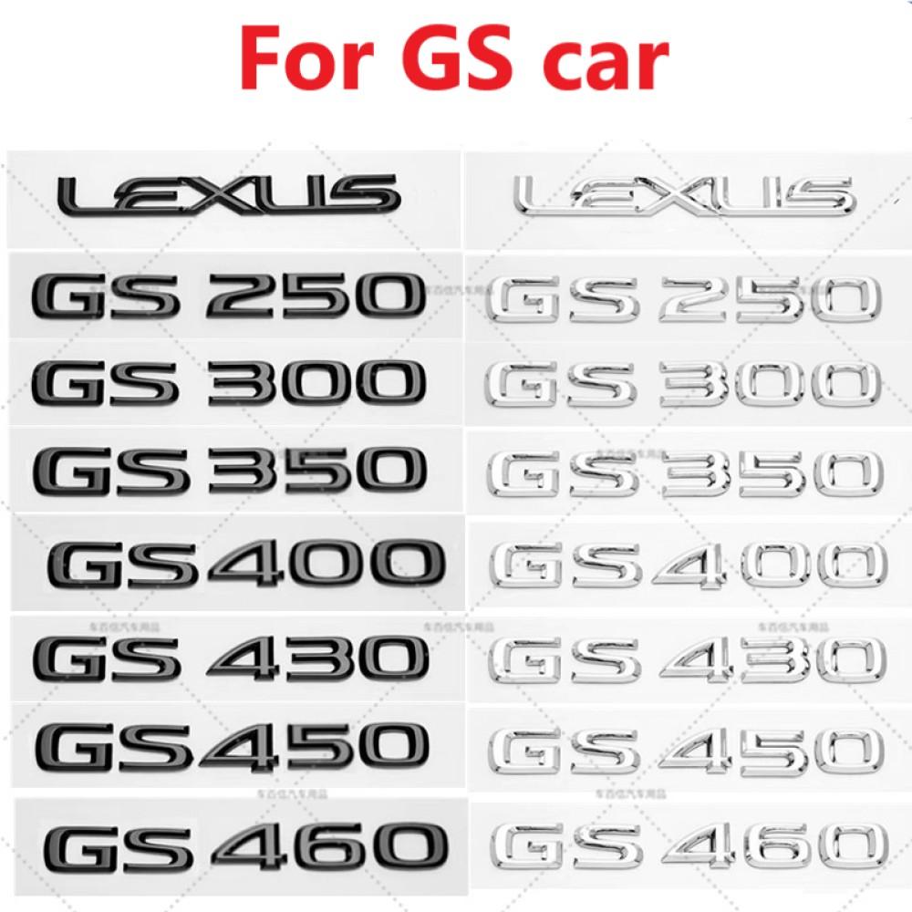 QMV5 Front or Side or Rear Trunk Badge ABS Sticker For Lexus F SPORT GS GS250 GS300 GS350 GS400 GS430 GS450 GS460 badge stickers