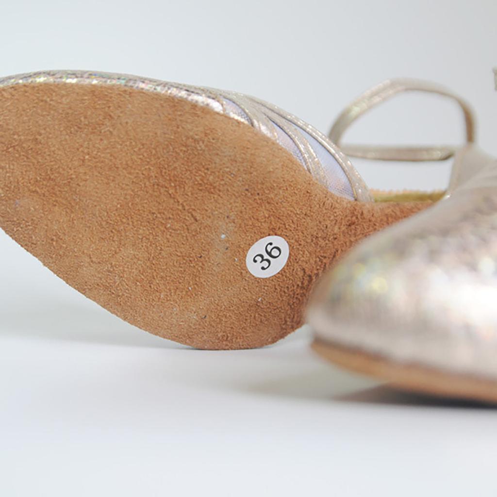 Women's Ballroom Tango Latin Dancing Shoes Sequins Shoes Social Dance Shoes