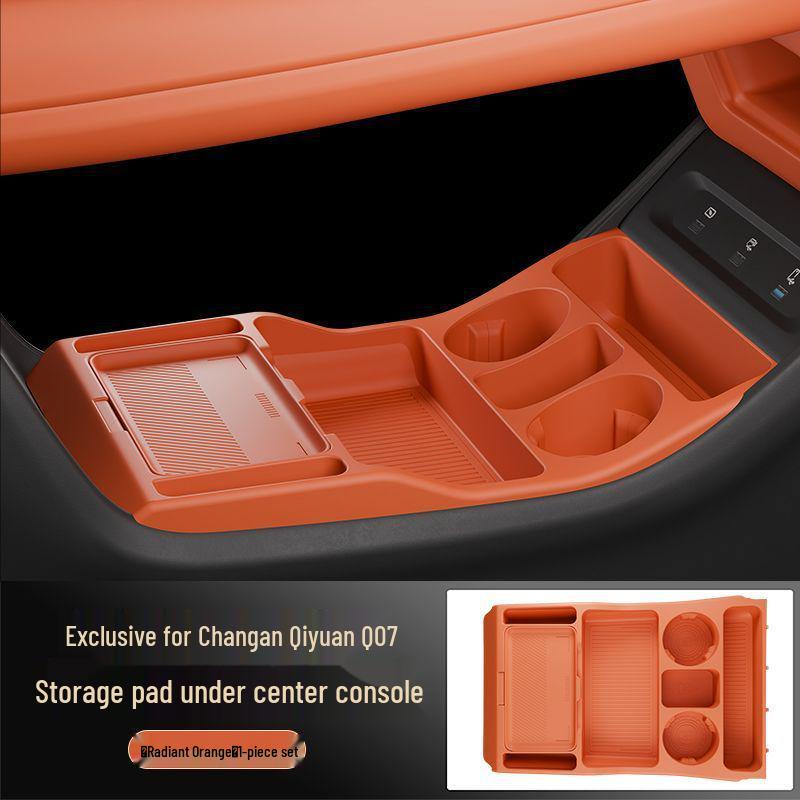 Силиконовый бокс-органайзер на консоль Changan Qiyuan Q07