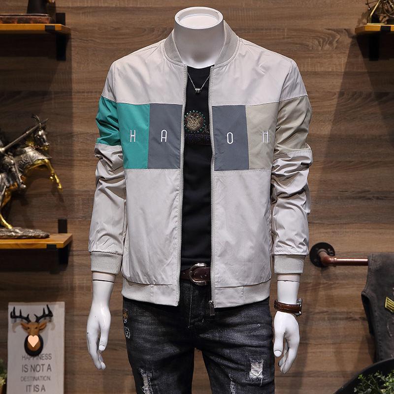 Новая мужская куртка весна-осень с короткими лацканами повседневная одежда
