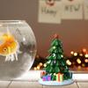 Christmas Tree Aquarium Ornament Realistic Appearance Fish Tank Decoration Resin Figurine Landscape Decor
