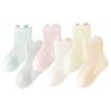 Детские летние носки для новорожденных, мягкие и 8 см в наборе из 6 пар [HOOMCOOM], носки, милые, хлопковые, тонкие, удобные, 10 см,
