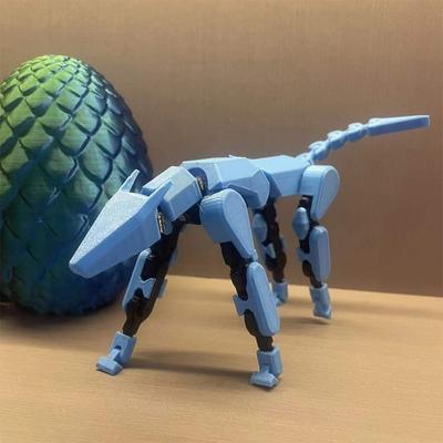 3D-печать подвижный многошарнирный робот-собака, кукла-счастливица, 13 шарниров, игрушка-головоломка для самостоятельной сборки, украшения для украшения, подарок