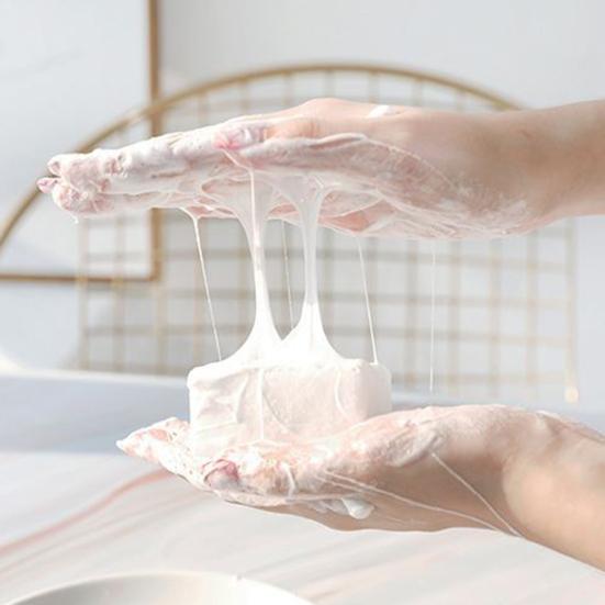 100 г мыло для ухода за лицом, натуральное многофункциональное мыло для удаления грязи с протеином шелка, восстановление кожи для девочек