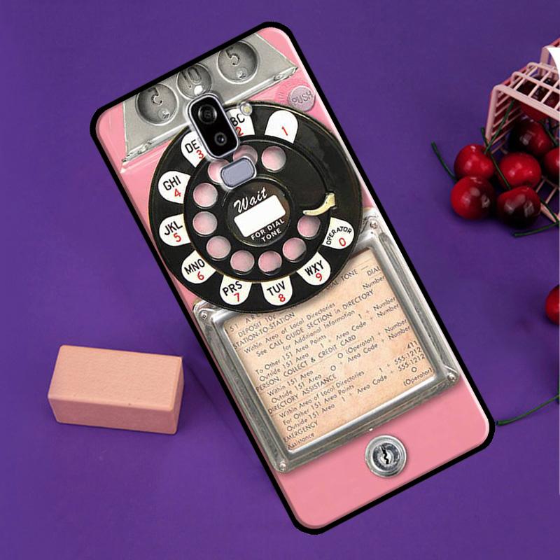 Retro Blue Payphone Vintage For Samsung Galaxy M14 M34 M54 M56 M36 M16 M31 M11 M13 M53 M12 M32 M52 M35 M55 M15 M06 Case
