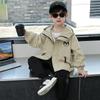 Stylish Boys' Windbreaker: Autumn 2025 Street Style Trench Coat
