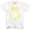 26 Nirvana Желтый Логотип Лицензионная Футболка Мужская- Унисекс Футболка