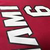 adidas X NBA Collaboration Miami Heat LeBron James #6 REP Printed Pullover V-образным вырезом Sports Comfortable Basketball Jersey Unisex Jersey 7818A-3B6-AEB1382