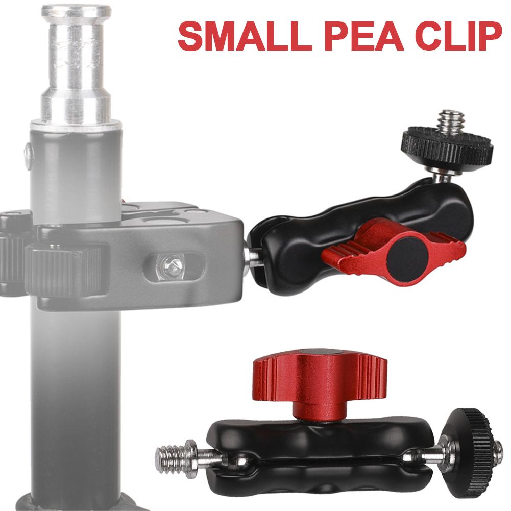 Шаровой зажим с шаровой головкой 1/4 дюйма -20 резьба Magic Arm Clamp вращающийся металлический супер зажим для GPS телефона монитора видео лампы