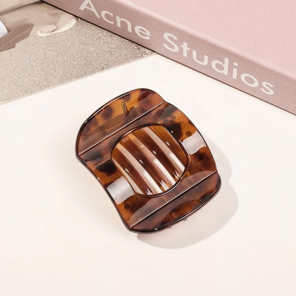 Новые большие и маленькие размеры заколки для волос из поликарбоната для женщин, нескользящие аксессуары для волос, винтажные заколки в форме утиного когтя, заколки для девочек