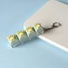 Colorful Design Cat Claws Keychain Silicone Soft Keycap Keychain Cat Paw Keychain  Backpack Pendant
