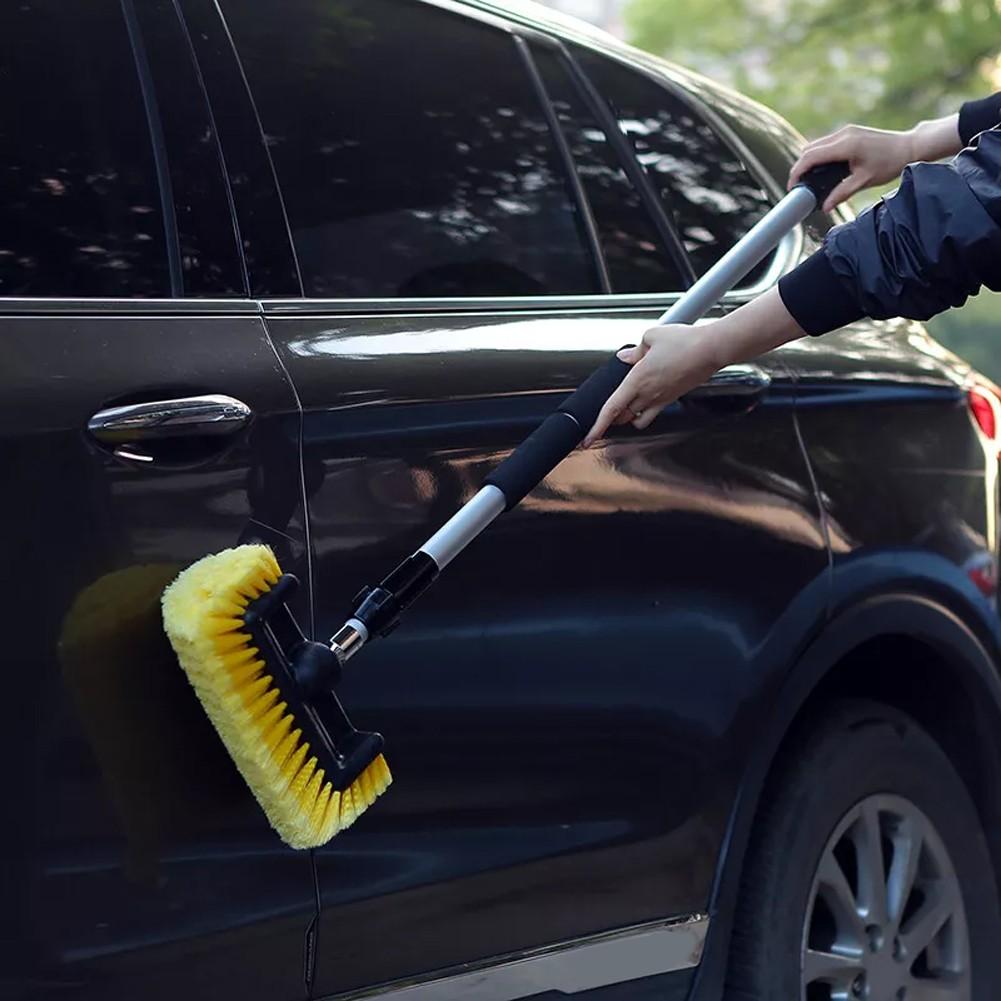 Надежная 10-дюймовая щетка для мытья автомобиля с нейлоновой щетиной для долговечного использования