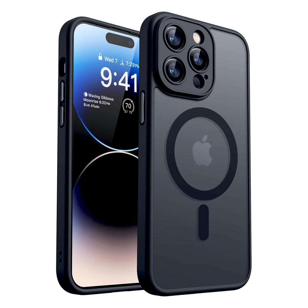 Matte Translucent Case For 17 16E 16 15 14 13 12 11 Pro Max Plus IPhone16 For Magsafe Mag Safe Wireless Charge Back Cover