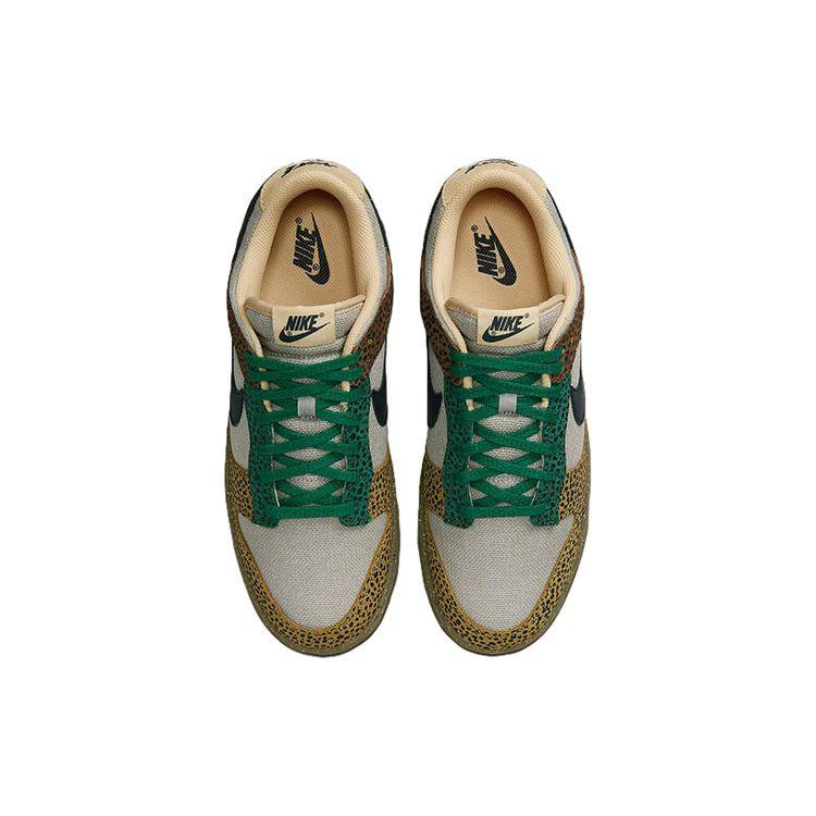 Nike Мужские кроссовки Dunk Low Golden Moss Brown Cacao-Wow Off-Noir DX2654-200
