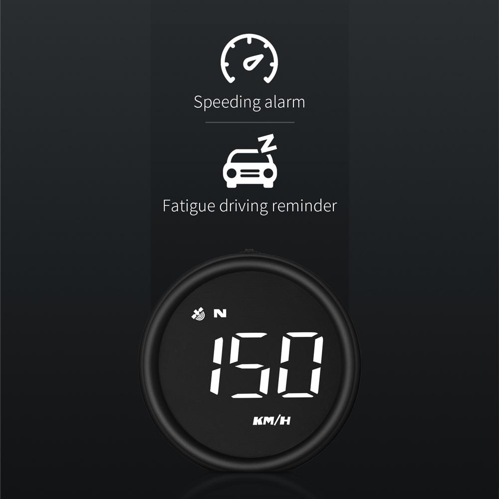 Автомобильный проекционный дисплей км/ч миль/ч Сигнализация превышения скорости Спидометр Умные гаджеты GPS HUD Цифровые приборы Автоэлектроника Аксессуары