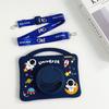 Silicone Tablet Case Lenovo Xiaoxin Pad With Astronaut Cartoon Design 360 Rotating Handle Stand Stylus Slot