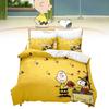Cartoon Print Digital Duvet Cover Pillowcase Set Bedroom Gift Bedding
