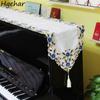Piano Covers Embroidered Tassel Table Flag Dust-proof TV Cabinet Electronic Pianos Keyboard Cover European Style Home Decoration