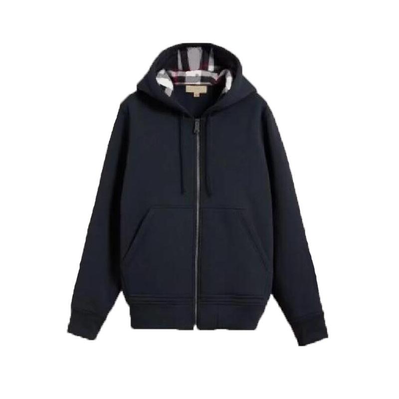Высококачественная мужская флисовая толстовка с капюшоном в британском стиле для весны/осени, кардиган на молнии, настраиваемый логотип, 3D-дизайн, в наличии.
