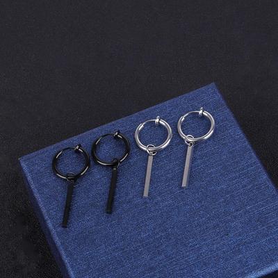 Серьги из титановой стали мужские темпераментные модные серьги корейские женские длинные серьги