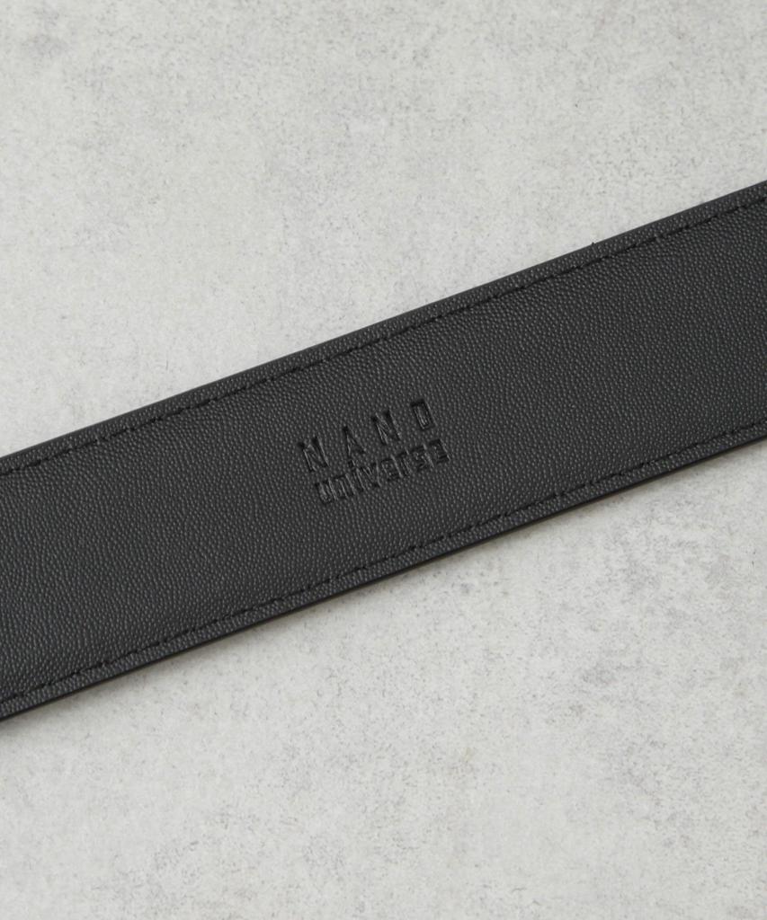 [Nano Universe] Мужской ремень с замком-слайдером Easy Belt F Черный 672-6150201