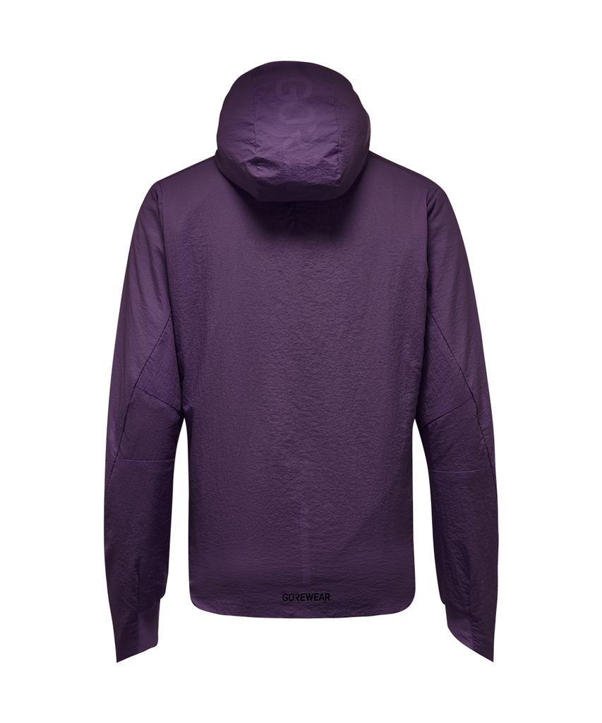 Gorewear Concurve Windstopper Epe Insulated Hooded Jacket Women - Purple Indigo (Women'S) Windproof And Thermal Outerwear