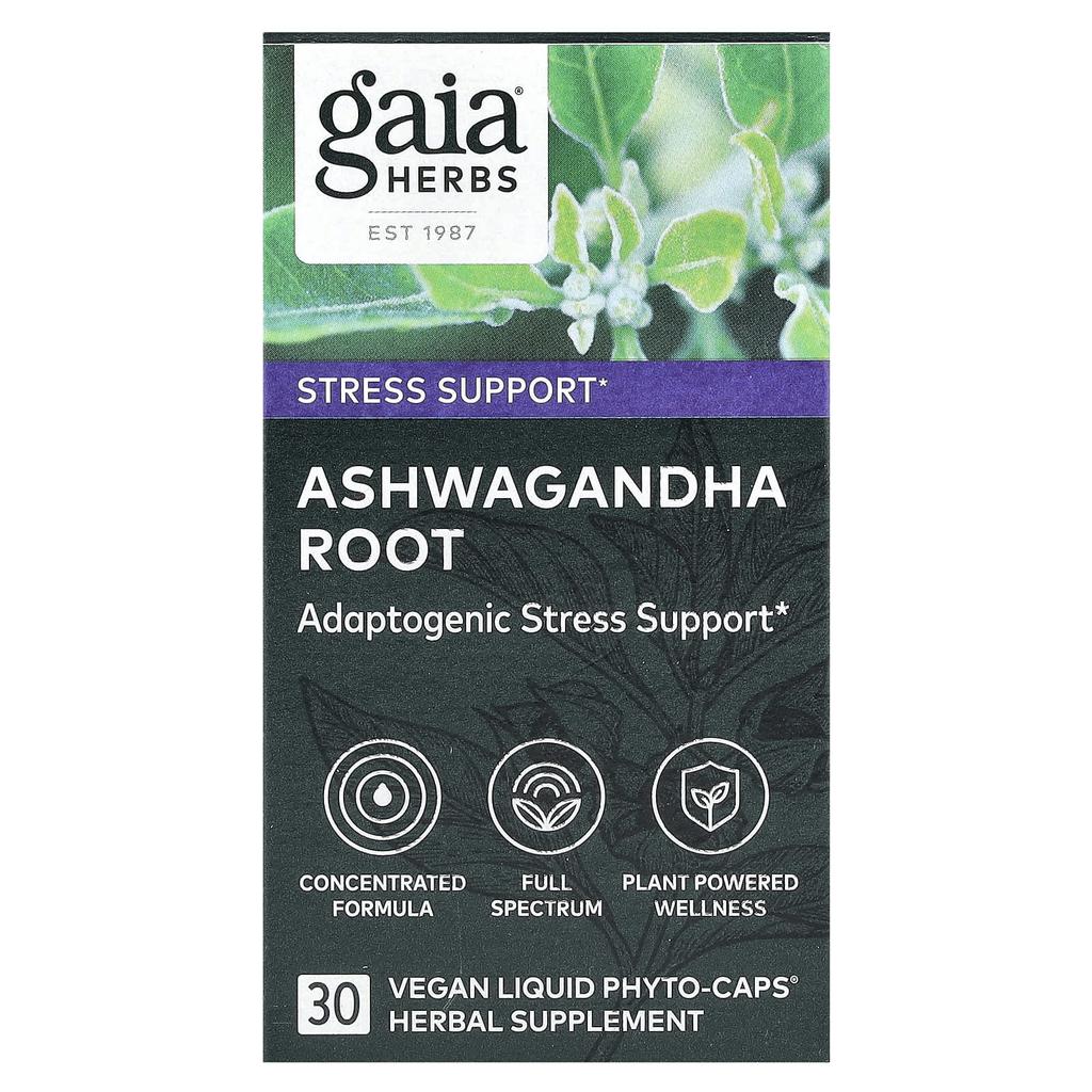 Ashwagandha Root, Vegan Liquid Phyto-Caps 30 Tablets