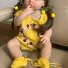 BZDOLL Коричневые Длинные Волосы Реалистичная Милая Полностью Виниловое Тело 55 СМ 22 Дюйма Кукла Реборн для Девочки Игрушка Реалистичная Принцесса Малышка Бебе