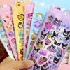 1/8 шт. 3D рельефные наклейки Sanrio Hello Kitty Kuromi Милые мультяшные хрустальные наклейки Ручная работа DIY Наклейки на руку Подарки