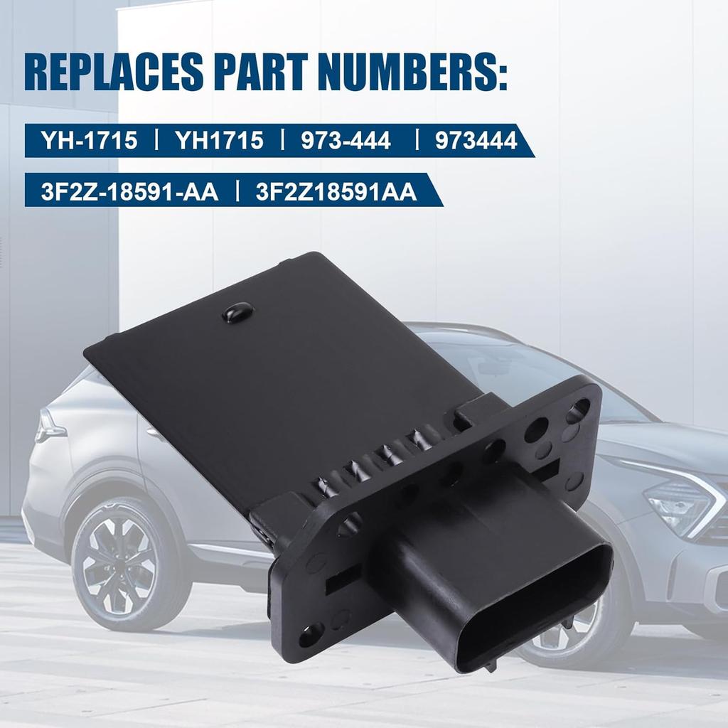 HVAC Blower Motor Resistor Replacement for Ford Expedition, Escape, F150, F250, F350 Super Duty, Mustang, Lincoln Mark LT, Mercury Mariner, Replaces