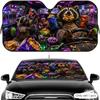 The Future Raccoon Sun Visor Car Windshield Sun Shade UV Protection Heat Insulation Cover Universal  Sun Protector