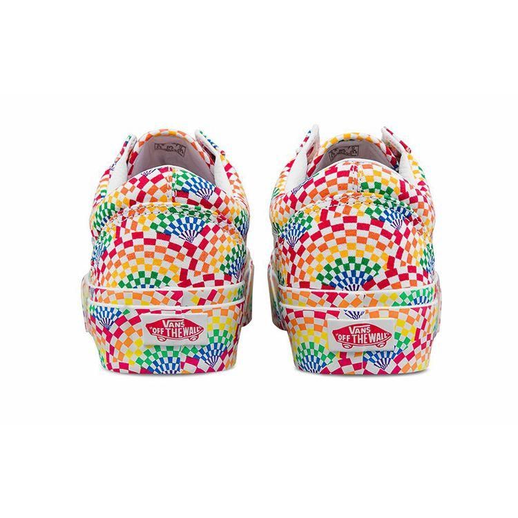 Vans Мужские кроссовки Old Skool Platform Pride, разноцветные, истинно-белые, VN0A3B3U3WJ
